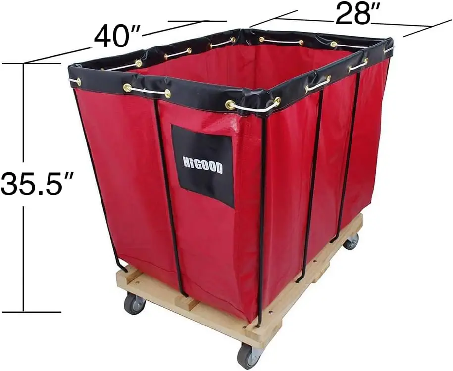 Basket Trucks,Service Carts Red 16 Bushel Knock Down Truck,Carts, 20.0 Cu. Ft, 600 Lb, 40