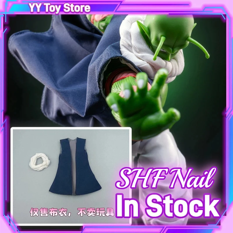

In Stock Dragon Ball SHF Super Saiyan Nail Action Figure Collectible Toy Accessories Cloth Outfit Robe Cape Cloak