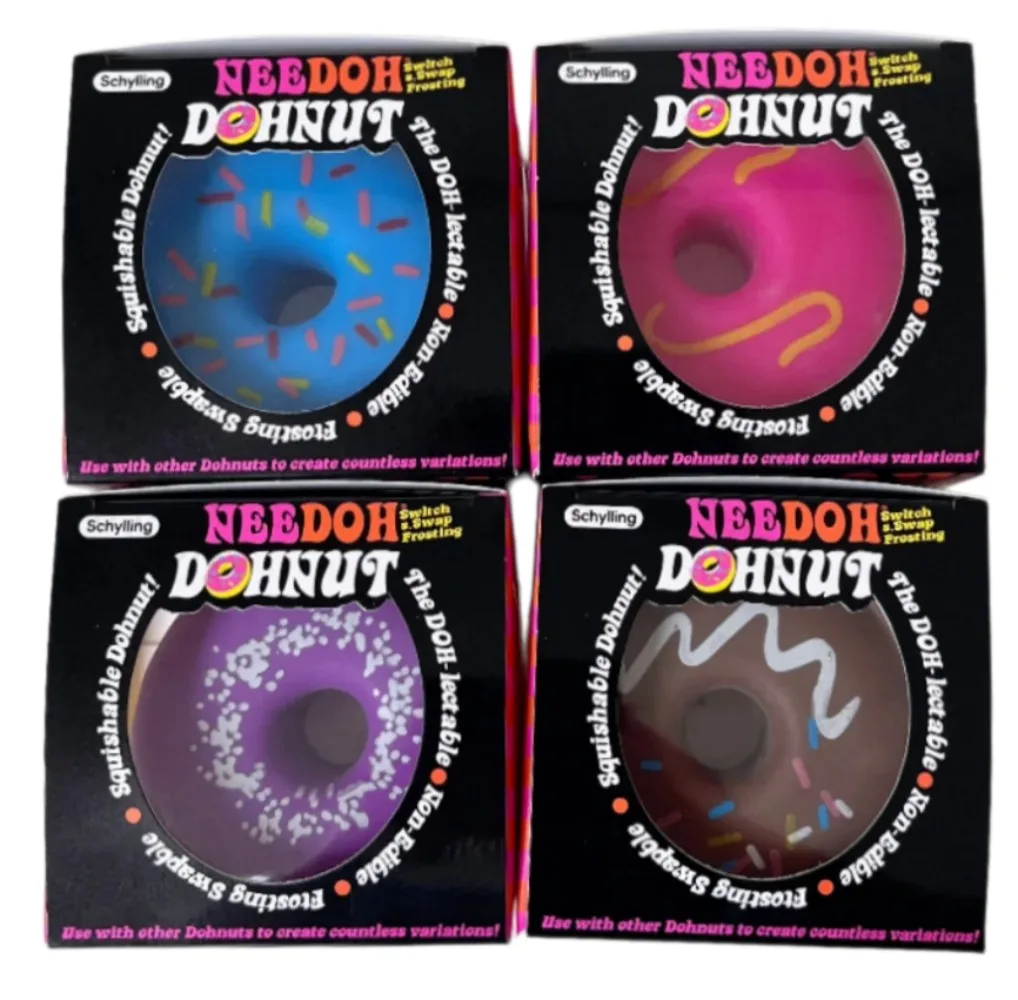 Neues Produkt NeeDoh Dippin Dazzler Ei-Donut Stressabbau-Spielzeug Quetsch-Squishy für Kinder als Geschenk