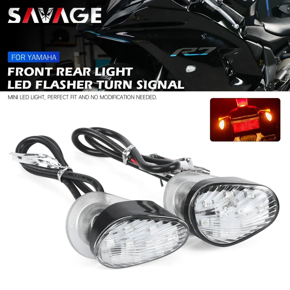 Clignotant LED pour YAMAHA YZF R7 R6 R1 R1M 2015 – 2023, accessoires de moto, Mini lampe, YZFR7 YZFR6 YZFR1