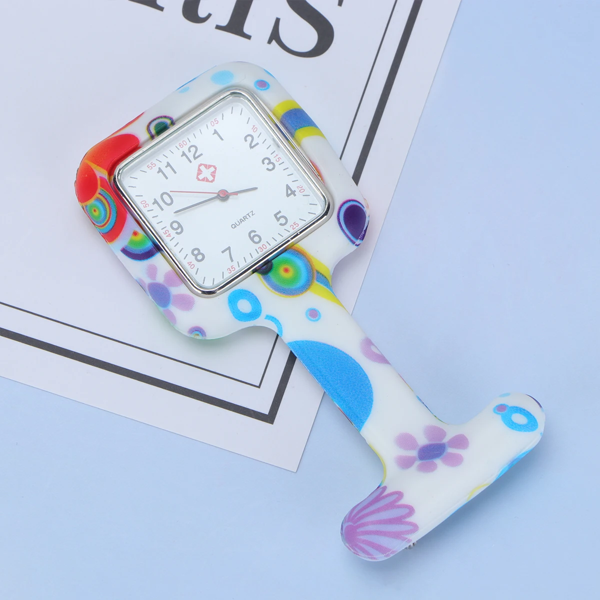 

Nurse Watch Clear Numbers Accurate Timekeeping Silicone Pocket Watches for Doctors Medical Occasions Hanging Watches Retro