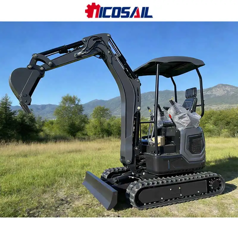 

Мини-экскаватор гусеничный гидравлический 1,8 тонны, высокое качество, одобрено CE и EPA, новая модель