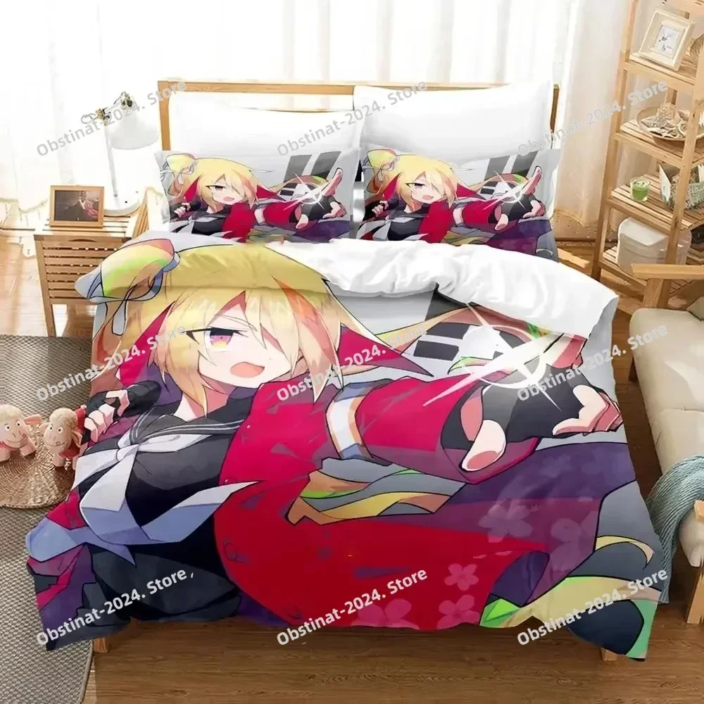 Anime Zombie Land Saga Printed Bed Set Duvet Cover Pillowcase Bedding Set Bed Linen Sheet Quilt Cover Full Queen King Size