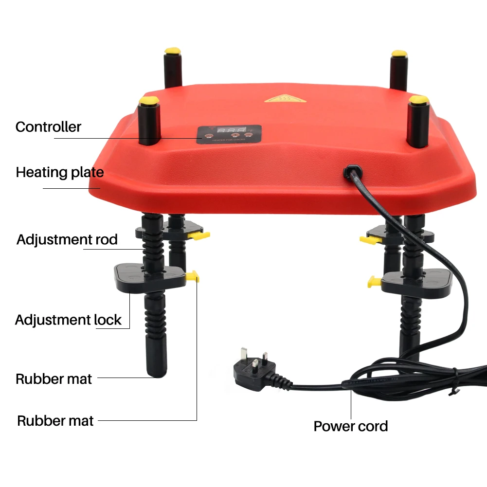 Electric Chick Brooder Heating Plate Adjustable Height Chick Chicken Warmer Adjustable Chick Coop Heater Temperature Controller