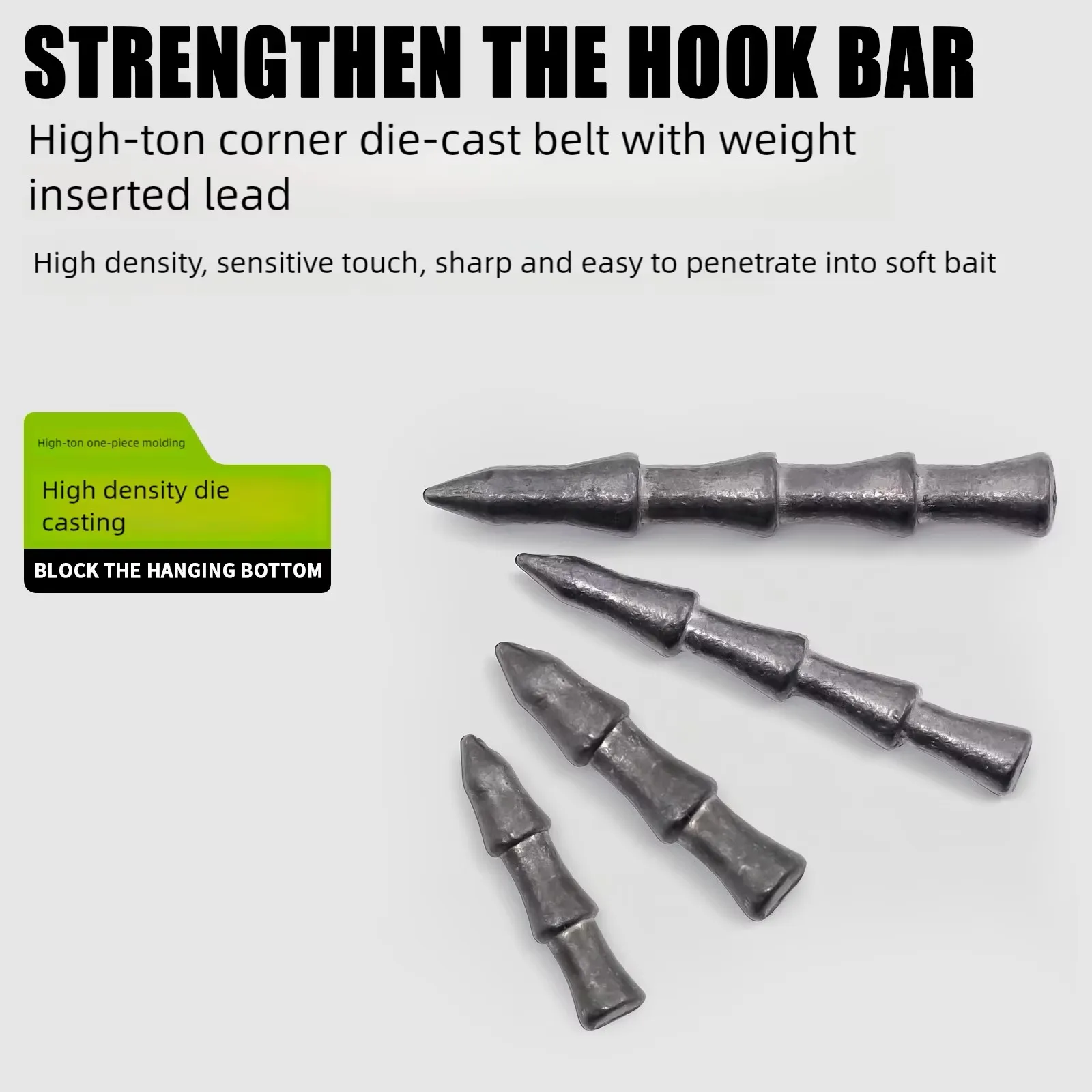 9KM Nail Weights Insert Sinkers  Neko Rig Wacky Rig Bass Fishing Lead Weights for Soft Lures Fishing Terminal Tackle view 4