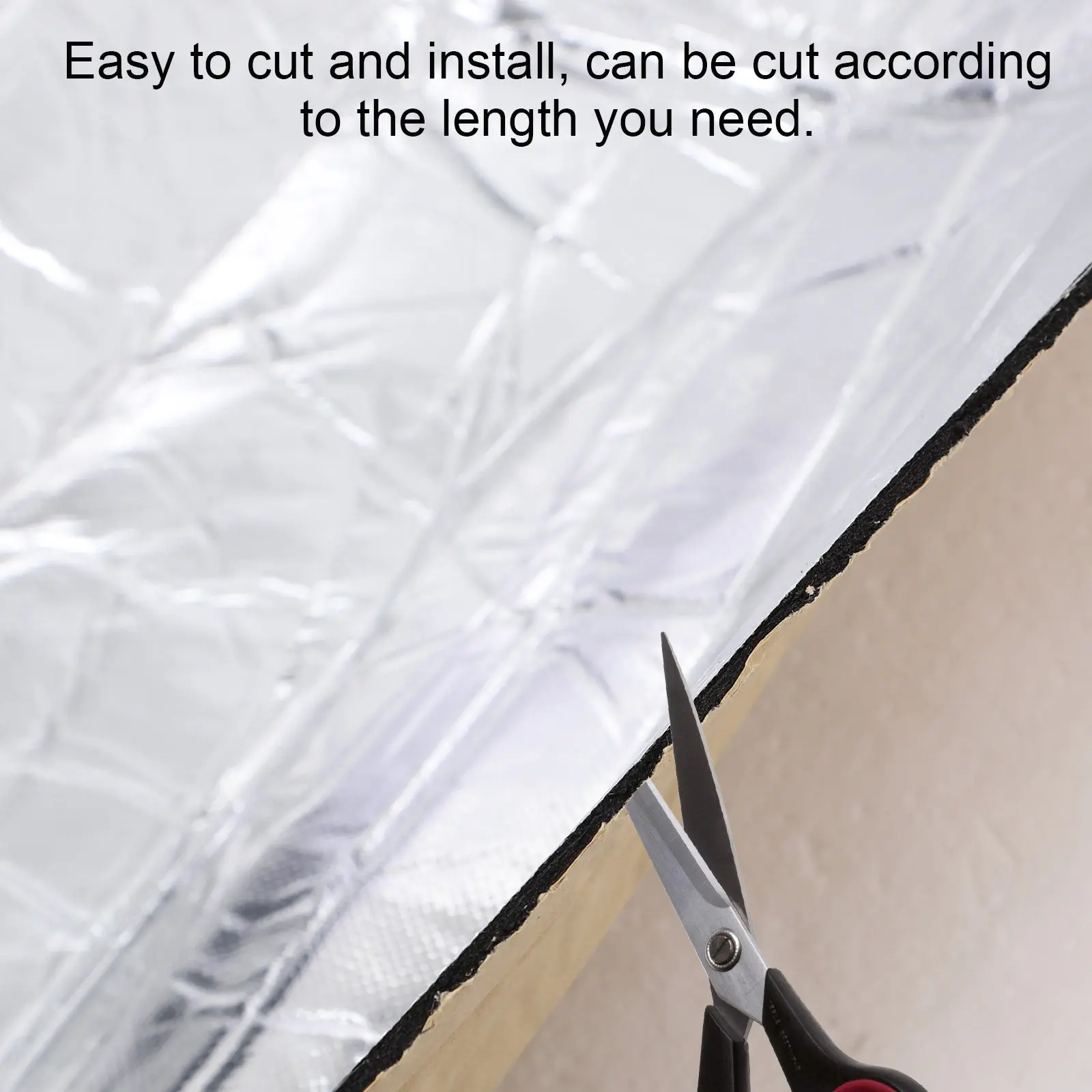 Insulation Foam Tape Wrap for Hot and Cold Pipes Self Adhesive High Density Thermal Acoustic Protection Flexible Cuttable All