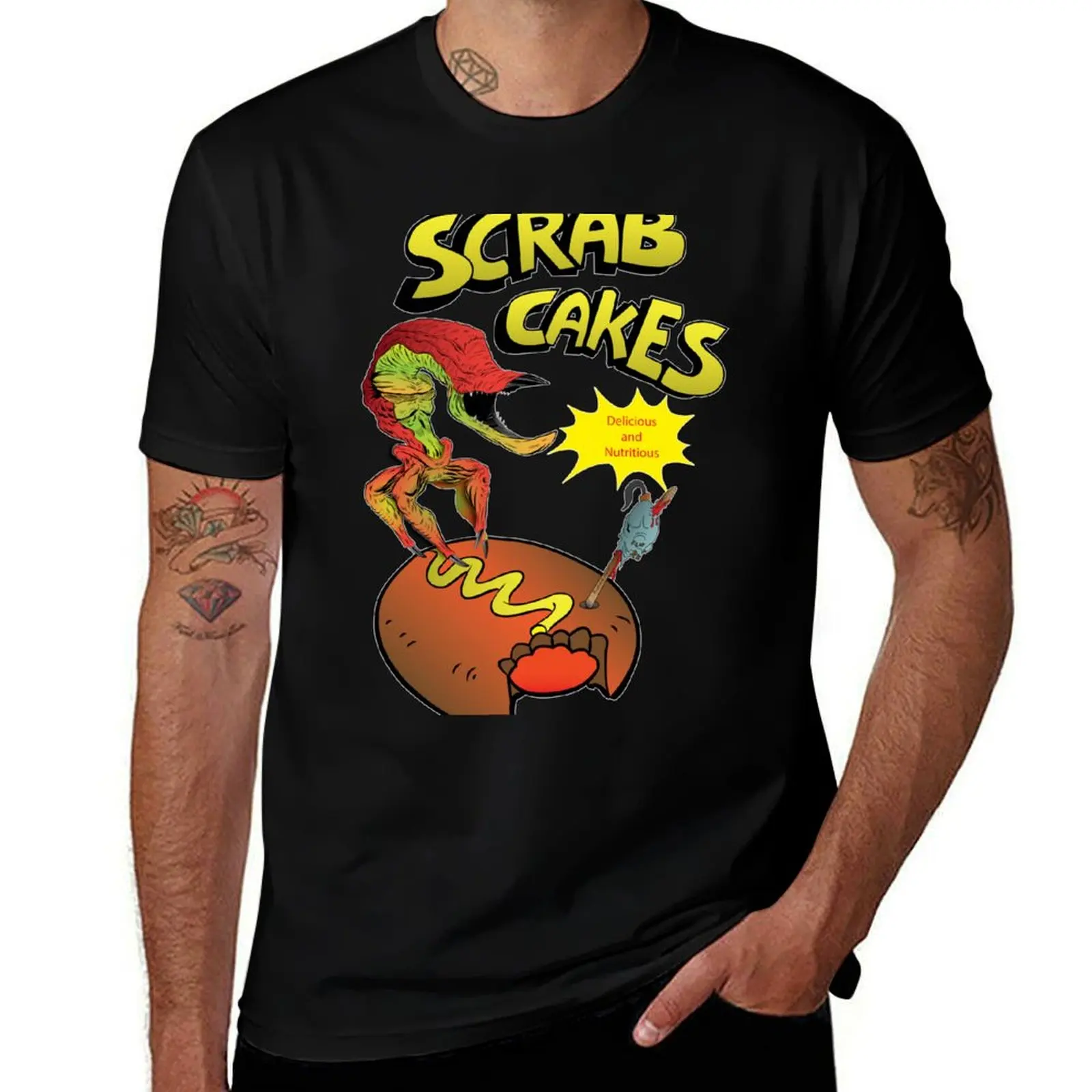 

Scrab Cakes 1 T-Shirt animal prinfor boys anime stuff Aesthetic clothing mens shirts graphic tee