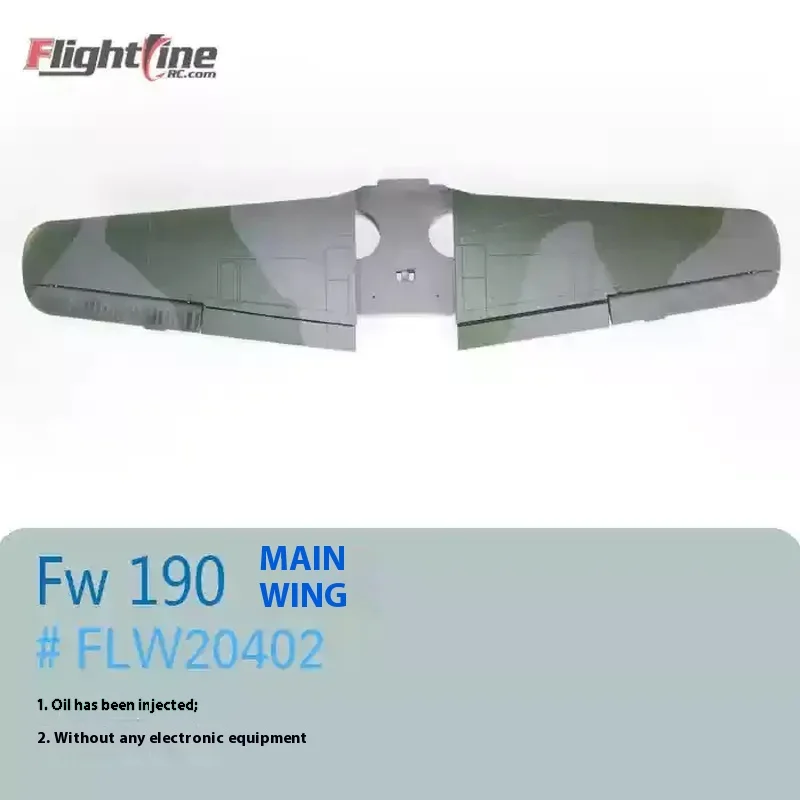 FreFukFlightline 1100mm Fw-190 accessoires d'avion Fuselage ailes principales queue plate cockpit train d'atterrissage fil