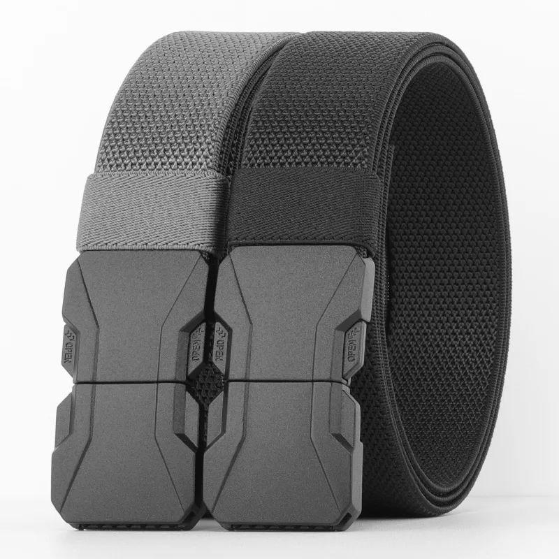 Tactical belt men's alloy versatile buckle canvas belt outdoor sports workwear waist belt