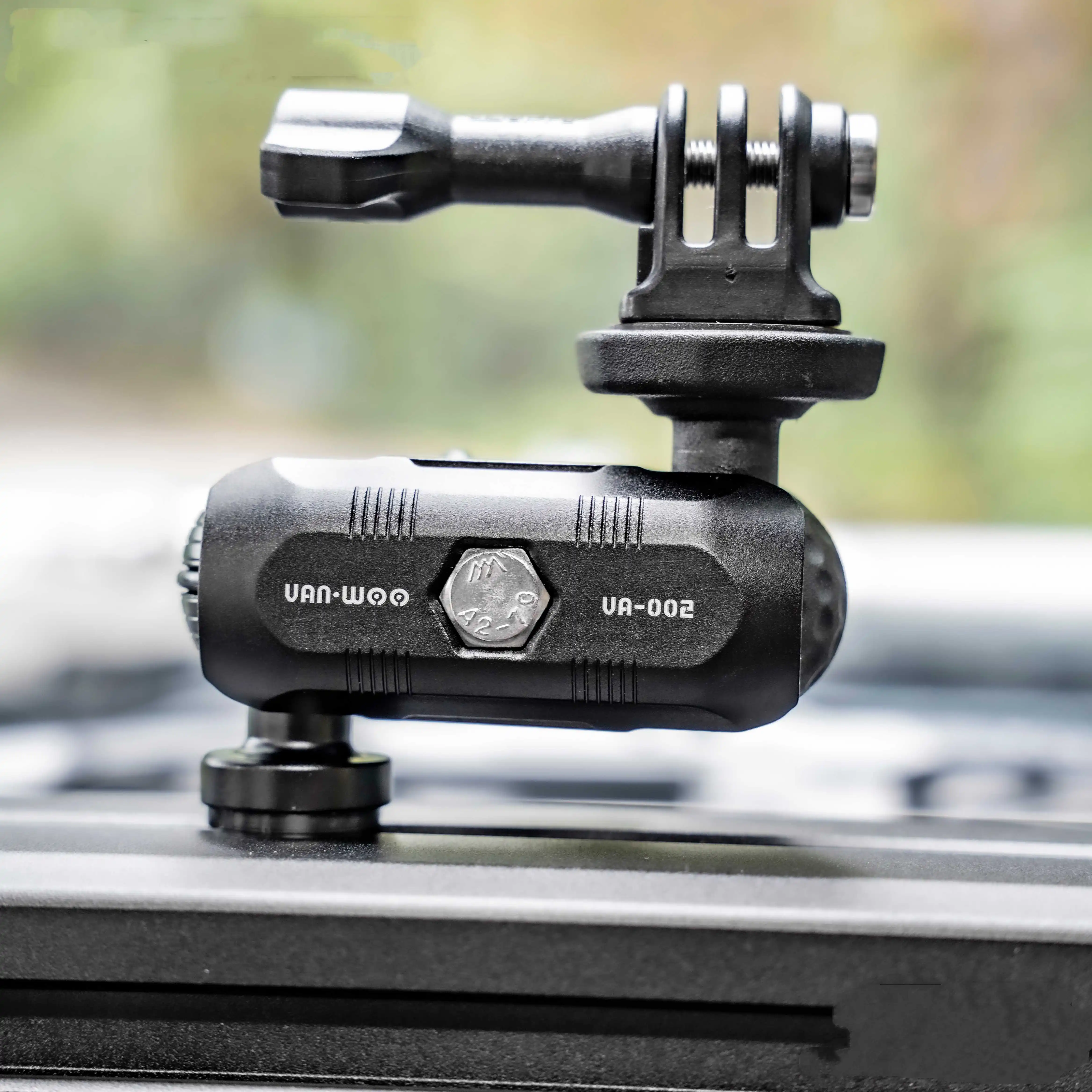 VAN006 Car Dashboard Bracket with Mobile Phone Navigation Holder Center Console Multifunction Bracket for Jeep Wrangler JL 18-23