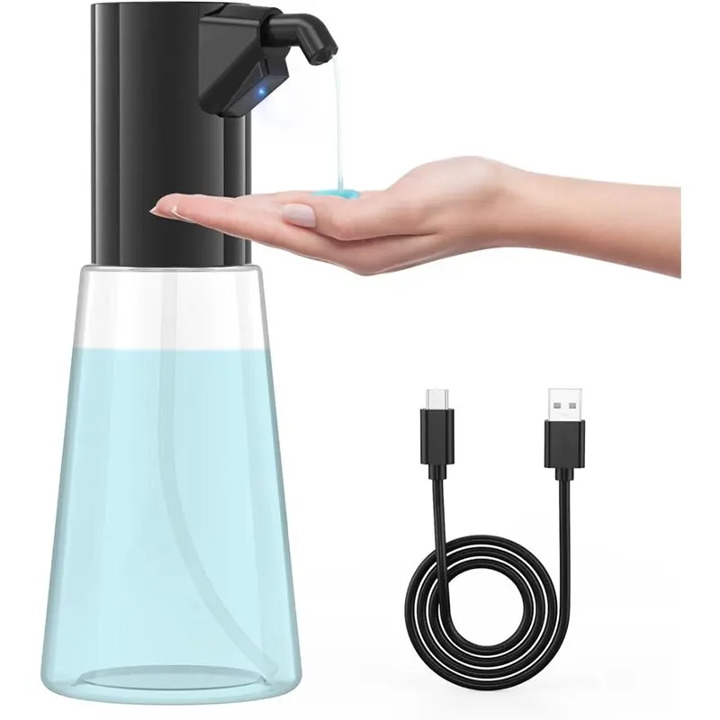 

A94E-Automatic Touchless,Hand& Dish Soap Dispenser, 450ML Electric Rechargeable Waterproof Auto Soap Pump Liquid