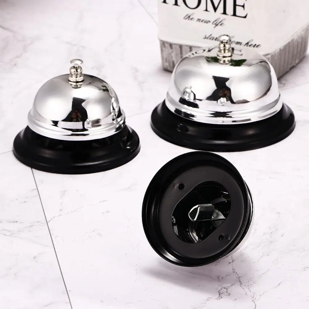 Bar Hotel Reception Counter Christmas Craft Anti-Rust Desk Bell Service Ring Ringing Bell Ringer Call