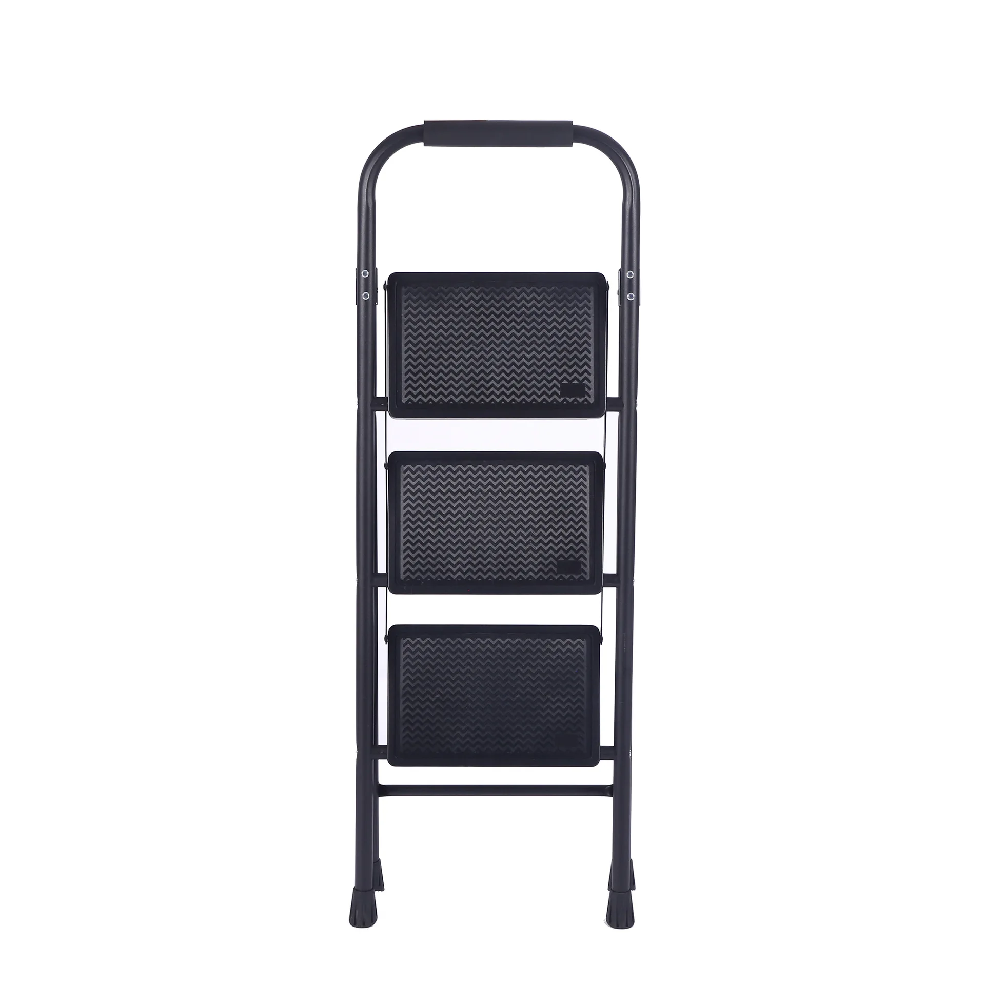 New Design Small Iron Ladder Portable Household Ladder Round Help Small Iron Ladder Stool Kitchen 2 Step 3 Step Home Camping