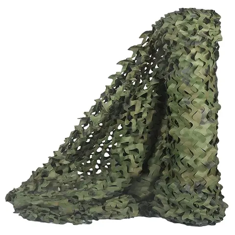Camouflage Net 1.5M*2 3 4 5 6 7 8 9 10M Camo Netting Bulk Roll Mesh Cover Blind for Hunting Decoration Sun Shade Party Camping