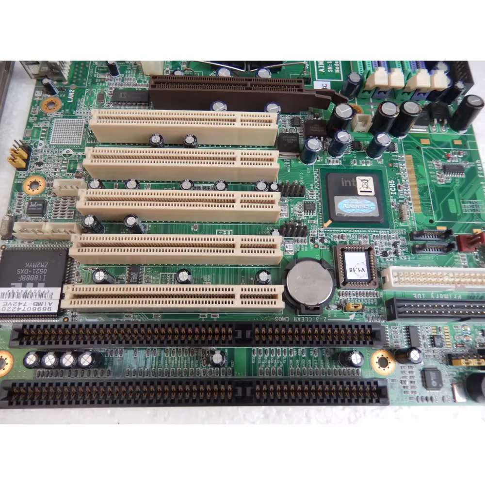 Industrial Control Board Server Motherboard For ADVANTECH AIMB-742 REV A1 2*ISA  LGA478