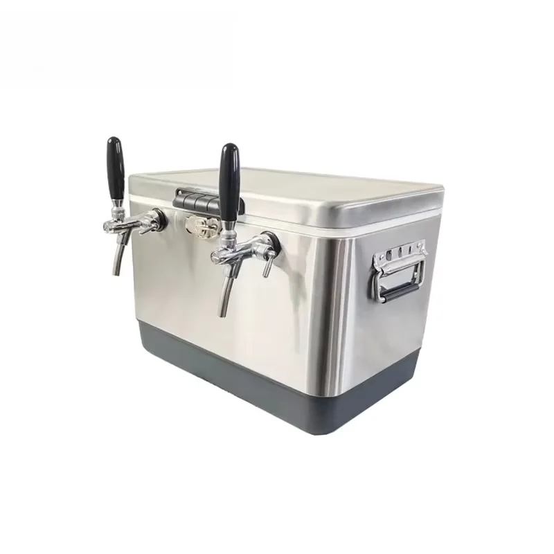 Jockey Box  Craft Beer Cooling Box Homebrew Por   Bar Stainless Steel Housing Coils Material Outdoor Refrigeration
