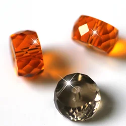 StreBelle 2022 Newly AAA 6x10MM 50pcs/lot Faceted Round Glass Spacer Column Stand Beads DIY Jewelry Making Drop Shipping