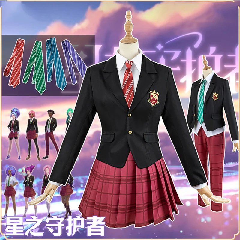 LOL Star Guardian Cosplay Costume High School Uniforms Party Suit Halloween Carnival Outfits Anime Clothing Custom Made