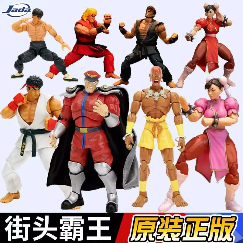 Jada Toys Ultra Street Fighter II M.Bison Dhalsim violento Ken RYU Chun Li figura de acción de 6 pulgadas juguete para regalo coleccionable