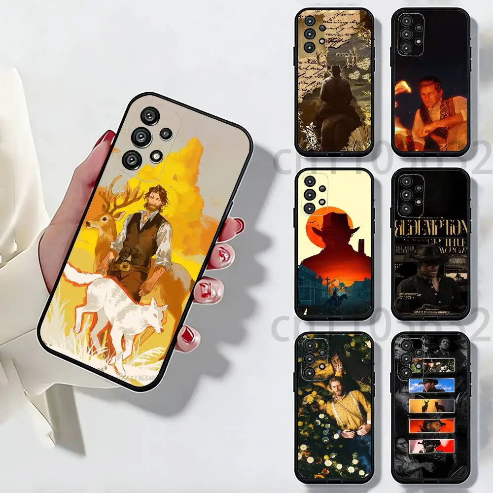 Coque de téléphone Red Dead R-Redemption Morgan, étui pour Samsung Galaxy S21 22 23 24 S25 Ultra PlusS20 FE S10 Plus