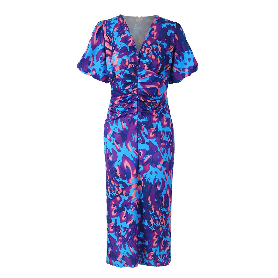 Sexy And Elegant Deep V-neck Long Skirt For Women Lace-up 2025 Summer Party Dress For Women Party Dress Beach Dress Women's Suit