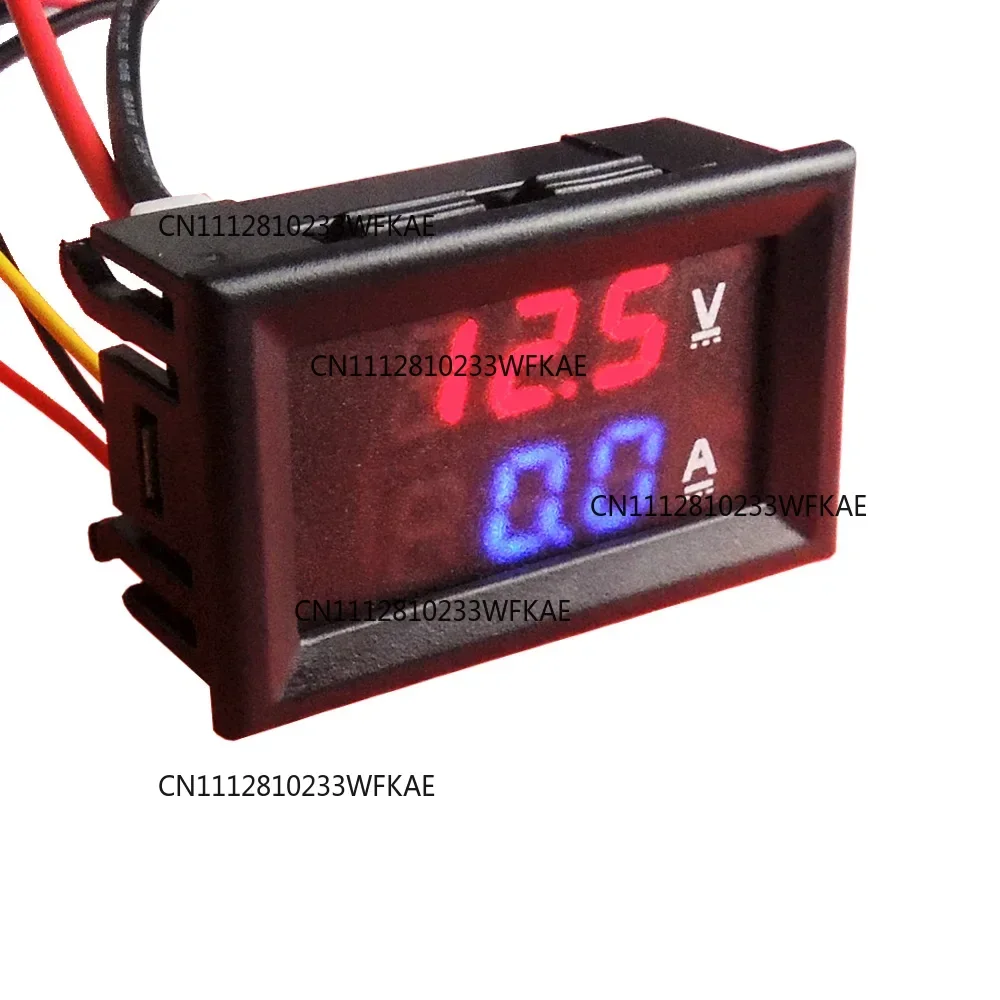 DC 100V 100A Dual Digital Blue Red LED Display Current Voltmeter Ammeter Multimeter Panel Tester Volt Meter Gauge Monitor Shunt