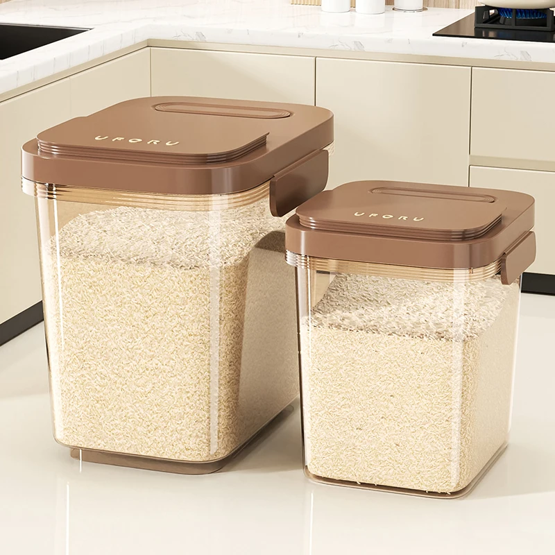 UFORU food grade kitchen rice flour rice bucket boxRice bucket 50 catty household large sealed insect-proof rice jar