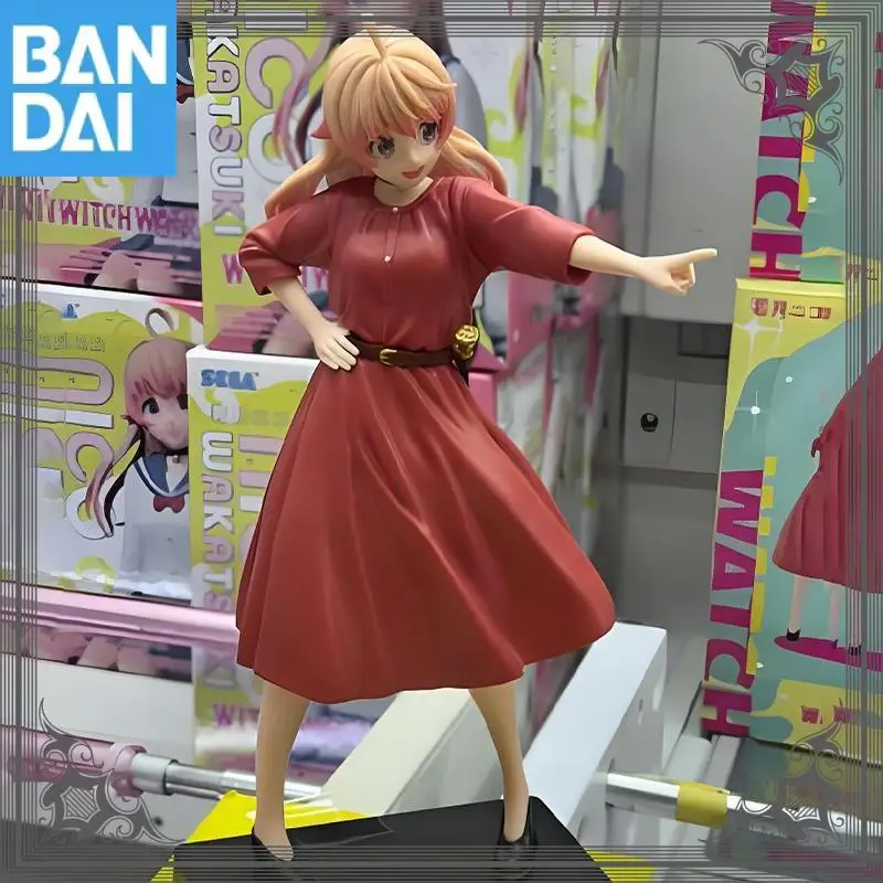 Genuíno bandai namco banpresto bruxa relógio wakatsuki nico coletor de pvc ornamento de mesa anime figura modelo brinquedo presente em estoque