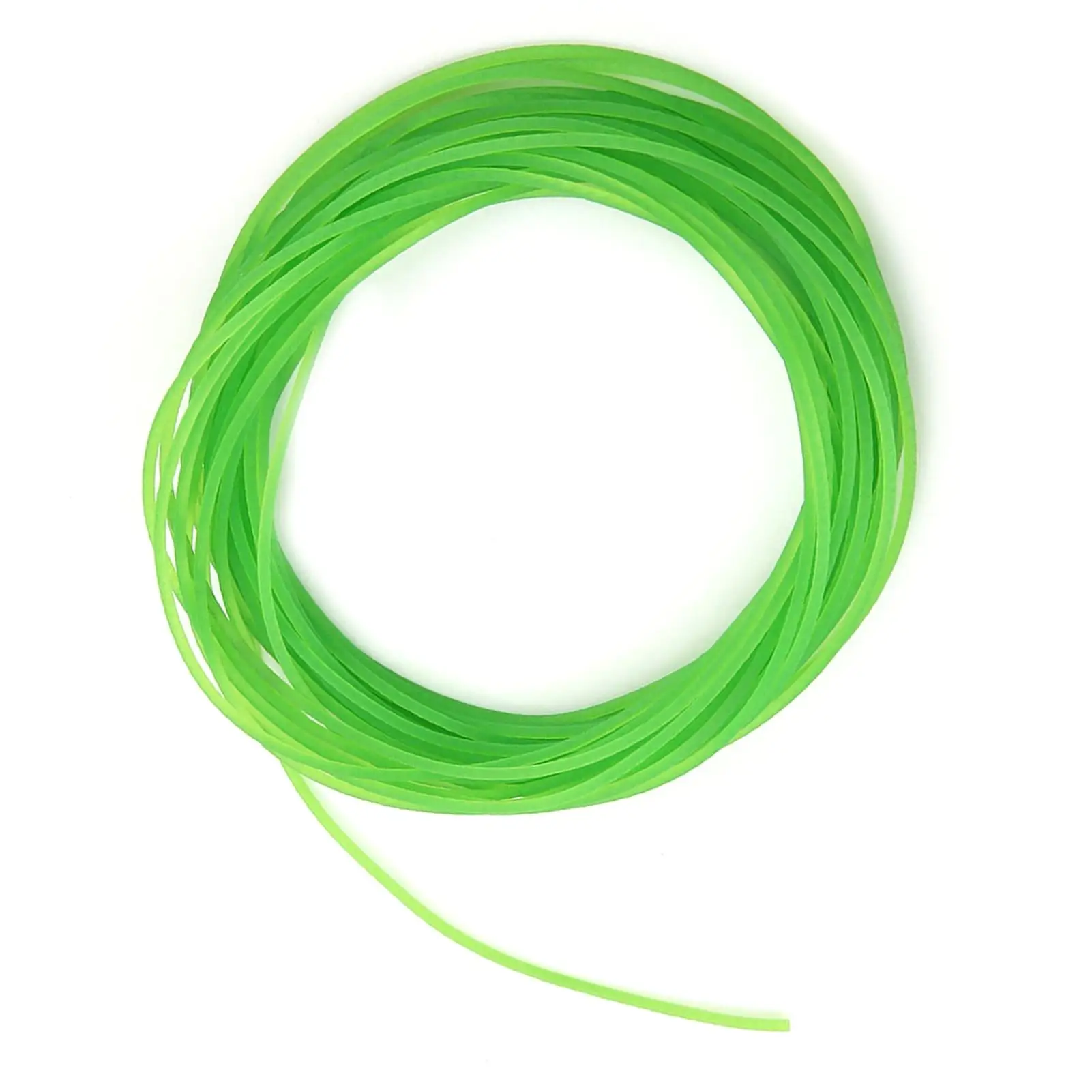 Green PU Polyurethane Round Belt 2mm Diameter 10m Length for drive Transmission System