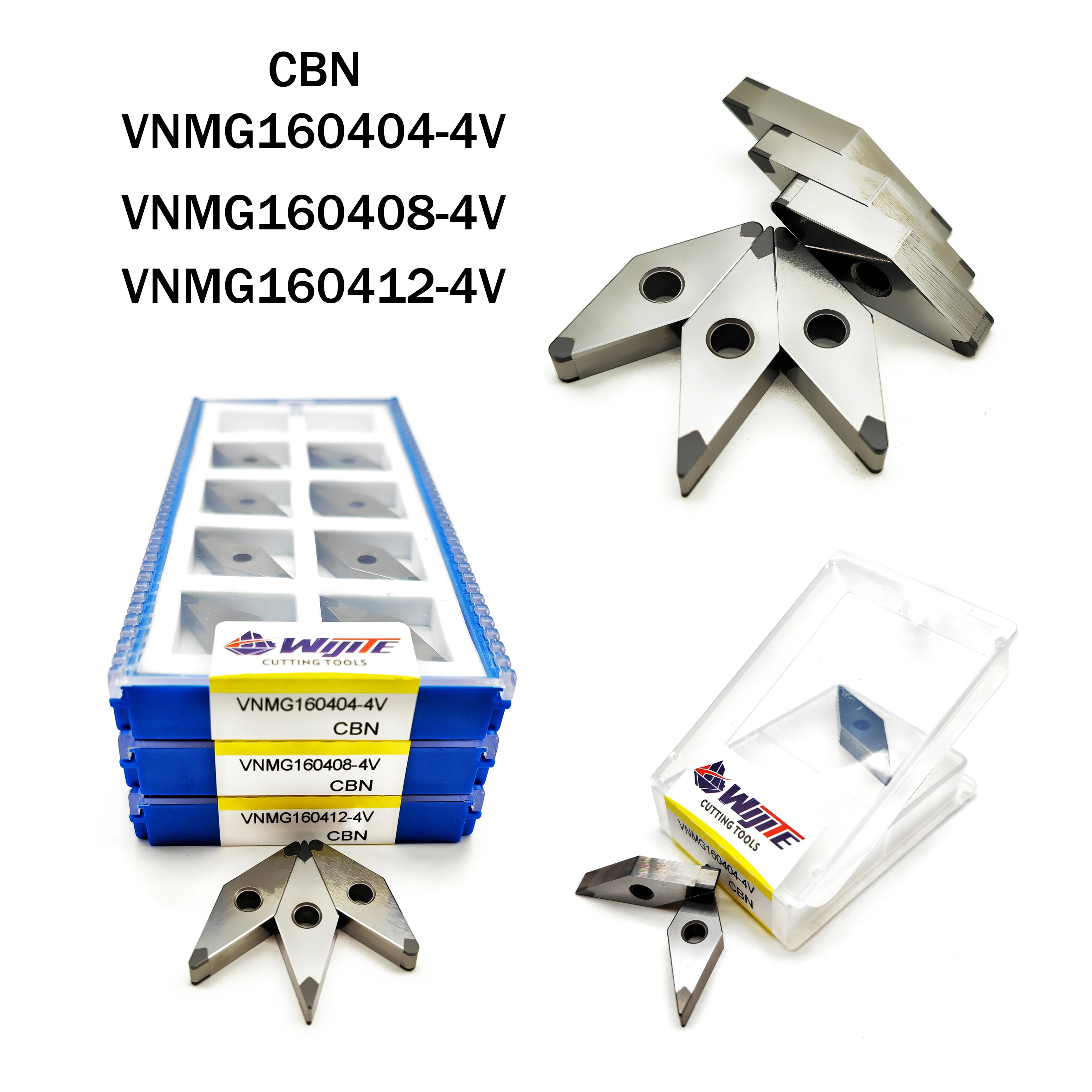 

VNMG CBN tool VNMG160404 VNMG160408 VNMG160412 -4V Machining hard steel and cast iron and other high hardness materials