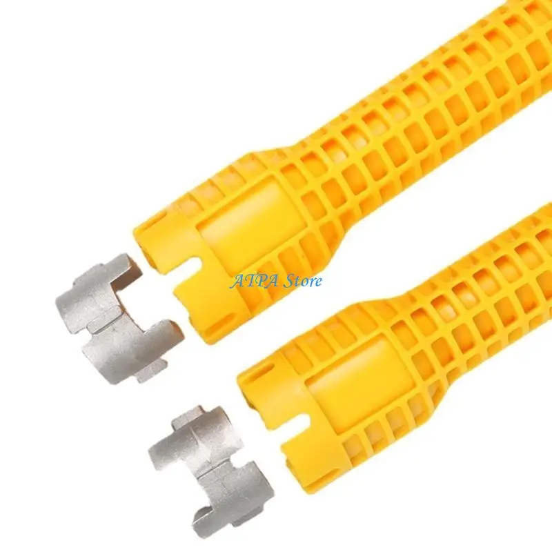 

U13C 5 In 1 Flume Wrench Anti-slip Kitchen Sink Repair Tool Bathroom Faucet Wrench