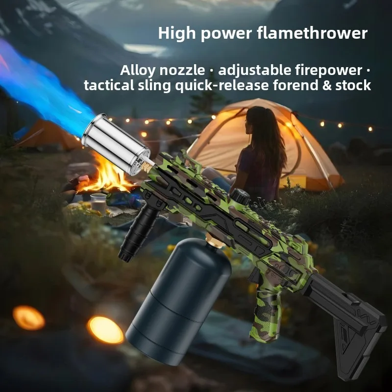 New Metal Blowtorch, Outdoor Portable Multi-function Gardening Tool, Camping Gardening Lawn Melting Snow Point Carbon