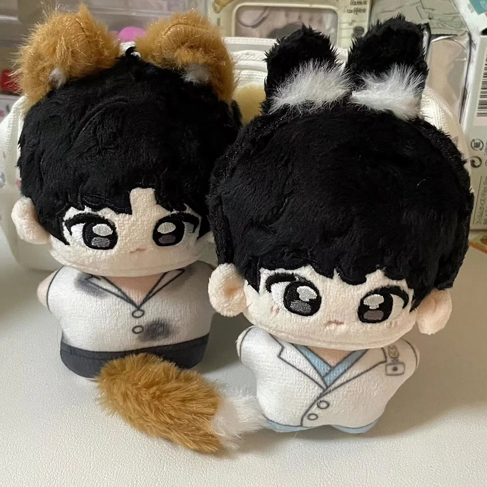 The first release of the original "Liu Xuancheng Zhanxuan" doll "Reverse Love", Shun Hen doujin cotton 10cm cute printed figure