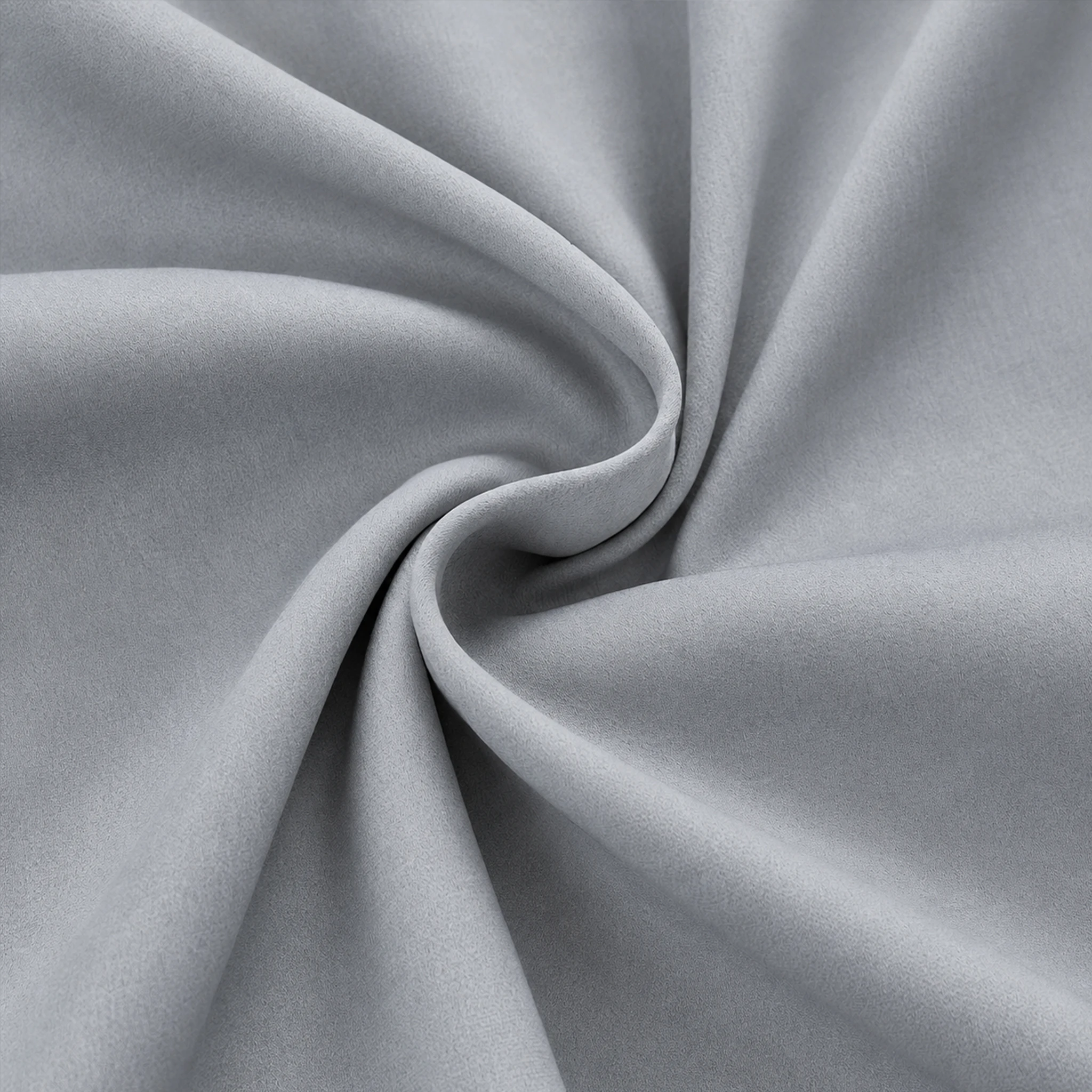 4 Pieces Grey Thermal Blackout Curtains Waterproof Backing Grommet Top Window Drapes Set for Bedroom Living Room Decor