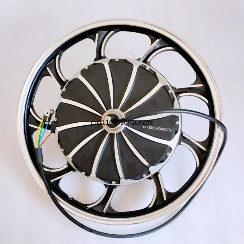 For 17 Inch 48V 1500W Aluminum Alloy Brushless Hub Motor Drum Brake E-bike Driving Motor