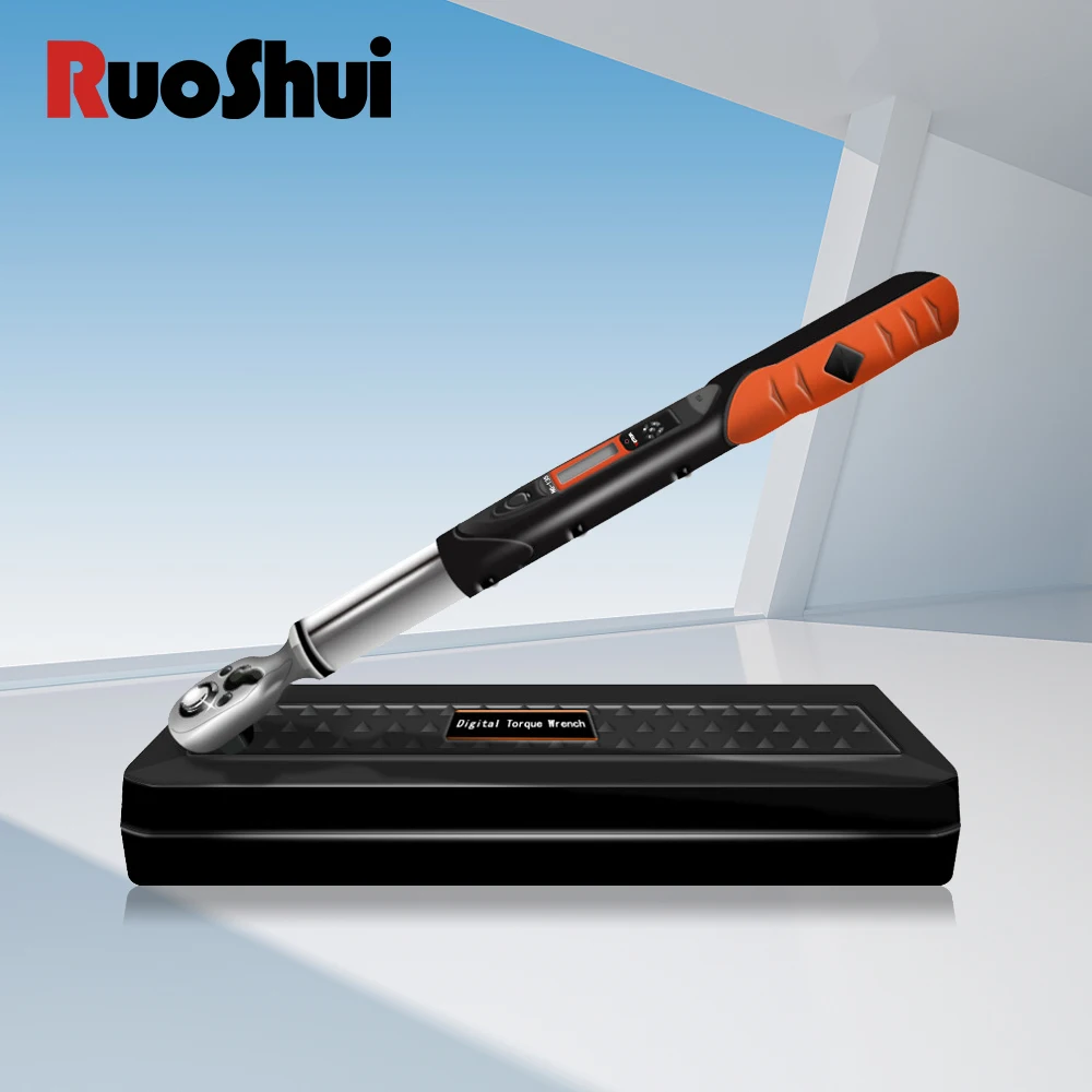 

RuoShui Digital Torque Wrench 30-340N.m Bidirectional ratchet head Torque Spanner with communication function Bicycle Car Repair