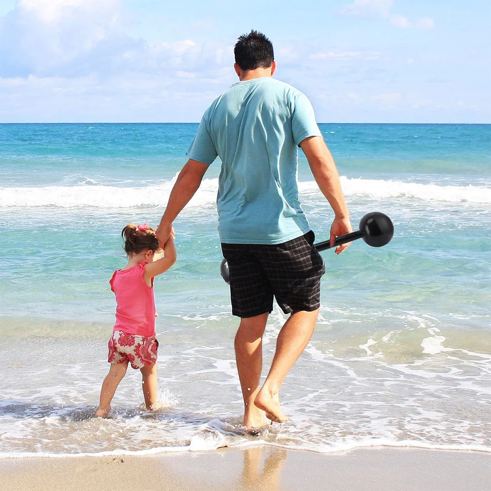 

2pcs Inflatable Dumbbell Toys PVC Material Kids Sports Party Accessories Balloon Toy Barbell Barbell Plaything