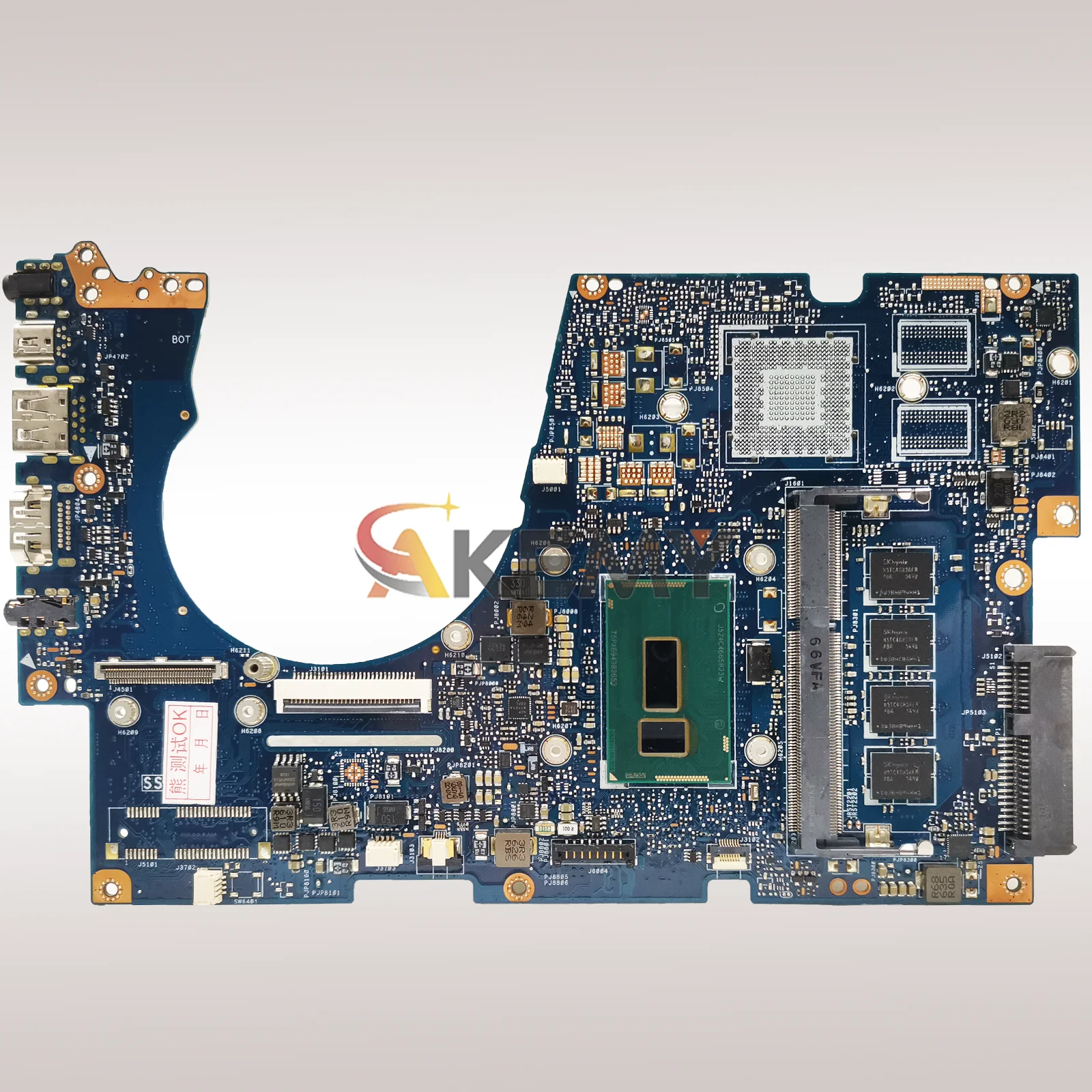 UX303LA Laptop Motherboard For ASUS ZenBook UX303LB U303L BX303L UX303L U3000 UX303LNB UX303LN UX303LA Mainboard W/ I3 I5 I7 CPU
