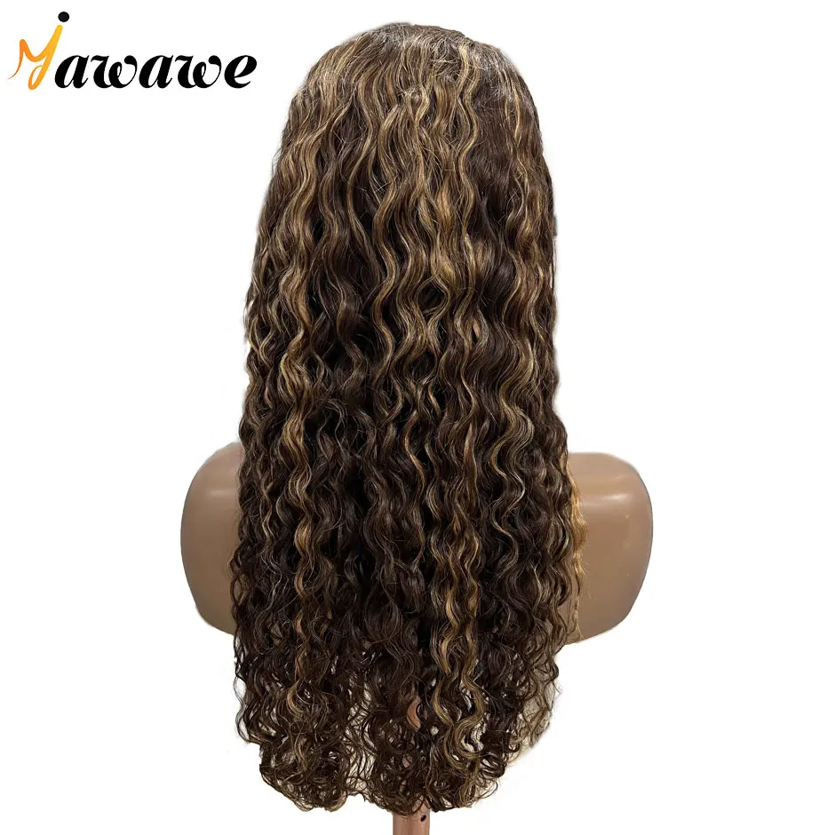 Wear Go Glueless Wig Water wave 4x4 HD Lace Closure Glueless Human Hair Wigs Ready To Wear Pre Cut Pre plucked Yawawe hair