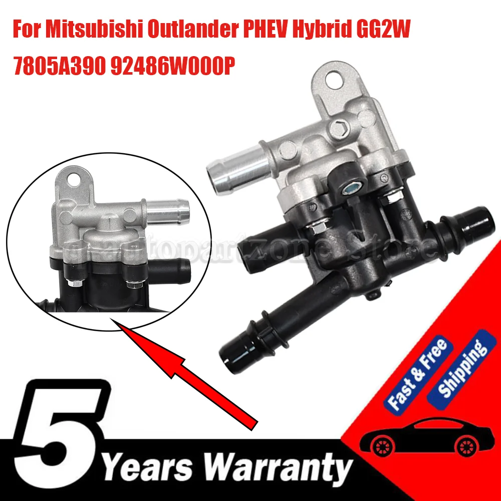 For Mitsubishi Outlander PHEV Hybrid GG2W Heater Control Valve 7805A390 92486W000P Hydraulic Thermostat Cooling System Part