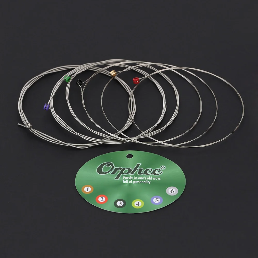 Orphee RX15 6pcs Electric Guitar String Set (.009-.042) Nickel Alloy Super Light Tension