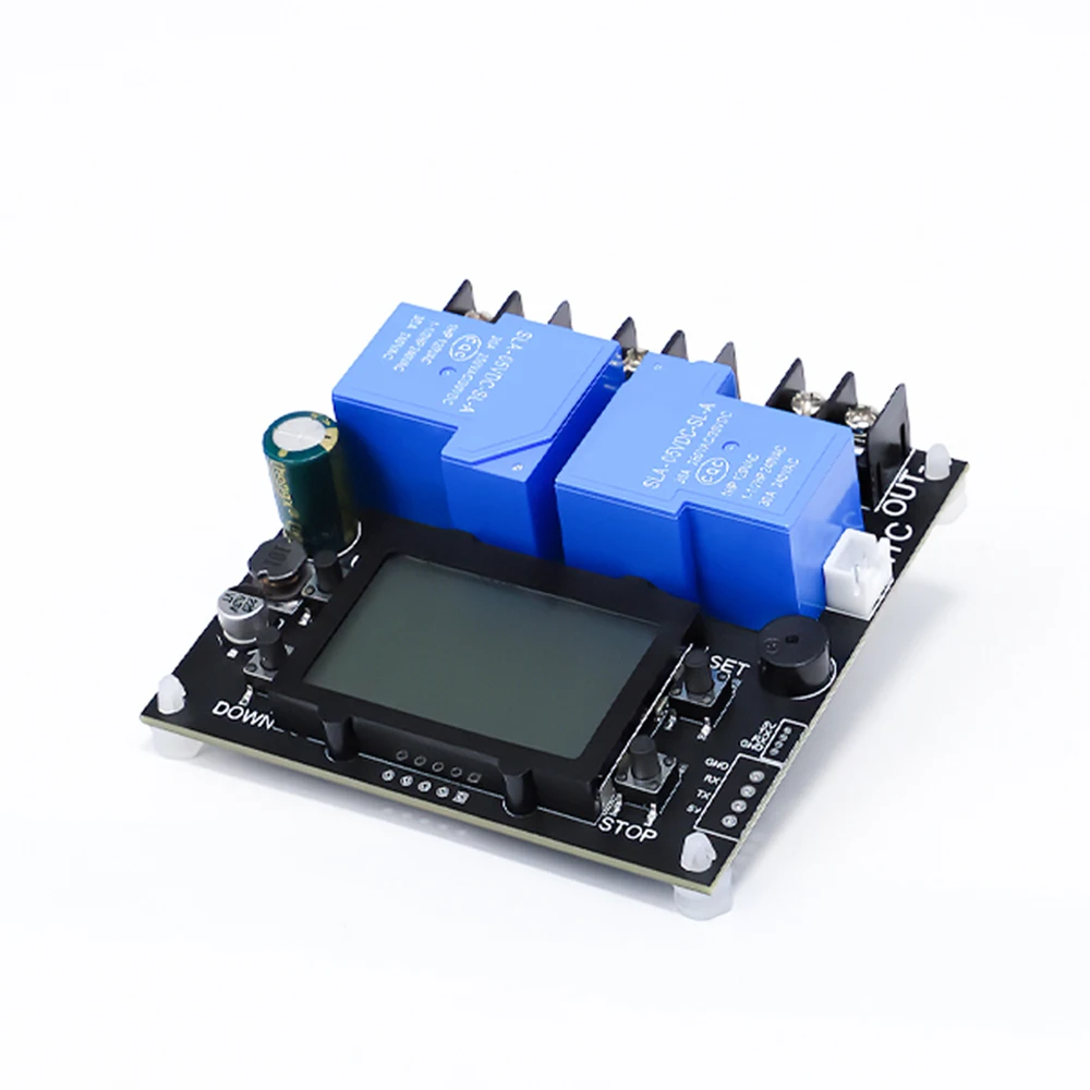 DC 10-110V 30A Coulometer Battery Capacity Indicator  Tester Voltage Current Indicator Automatic Battery Charge Discharge Moduel