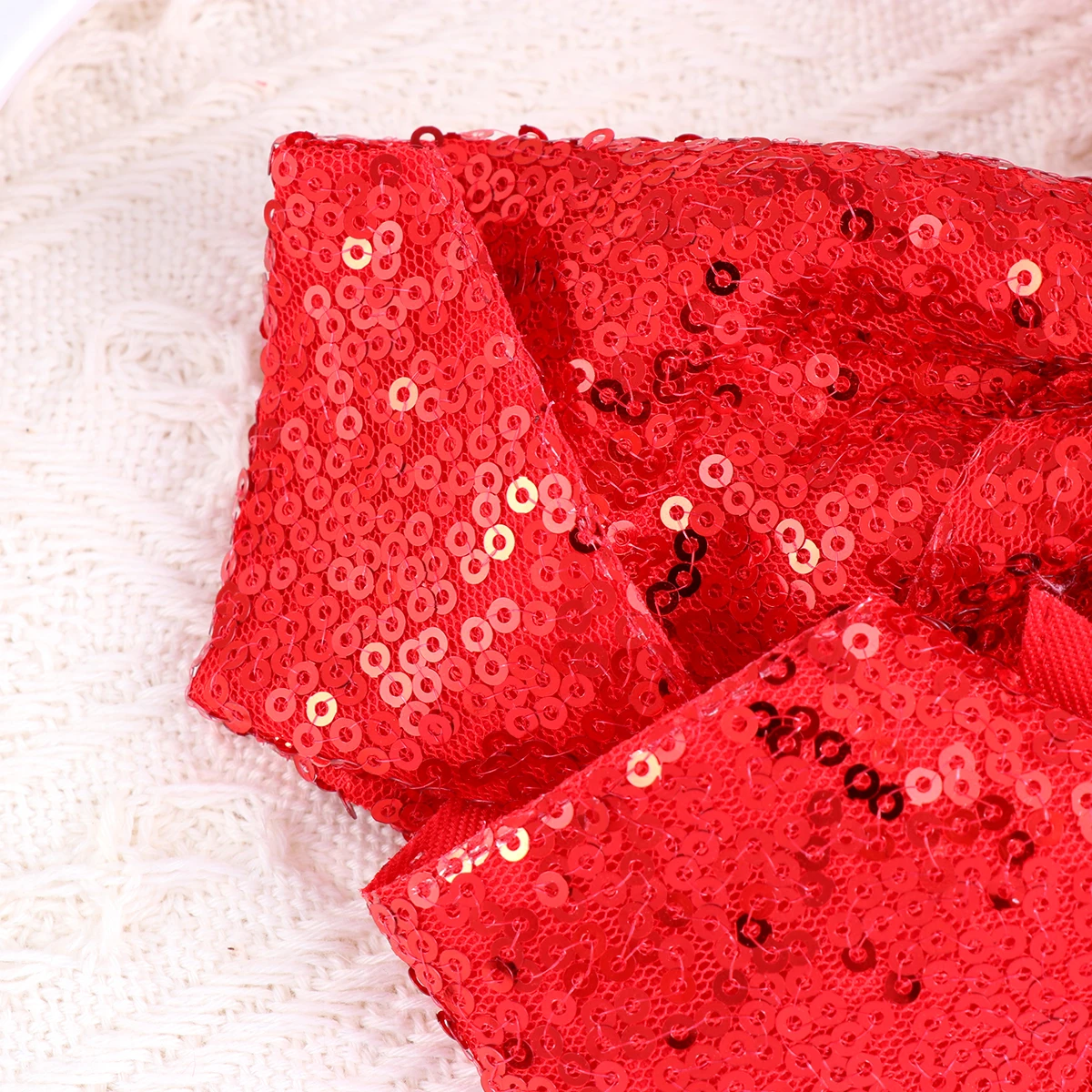 

Sequin Bow Clips Extra Large Sparkly Bowknot Barrettes Hairpins for Kids Children Baby Girls Teens Stylish Fashion Durable Hair
