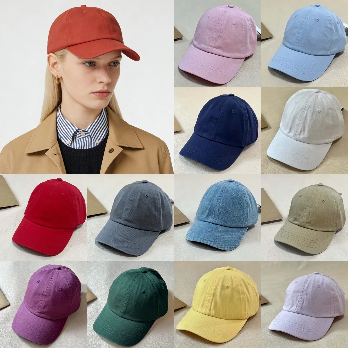 Cappellino da Baseball per Donna e Uomo, Classico alla Moda, Ricamato, Stile Old Money, Cappello Polo di Alta Qualità, Unisex, Classico, Cappellini da Golf
