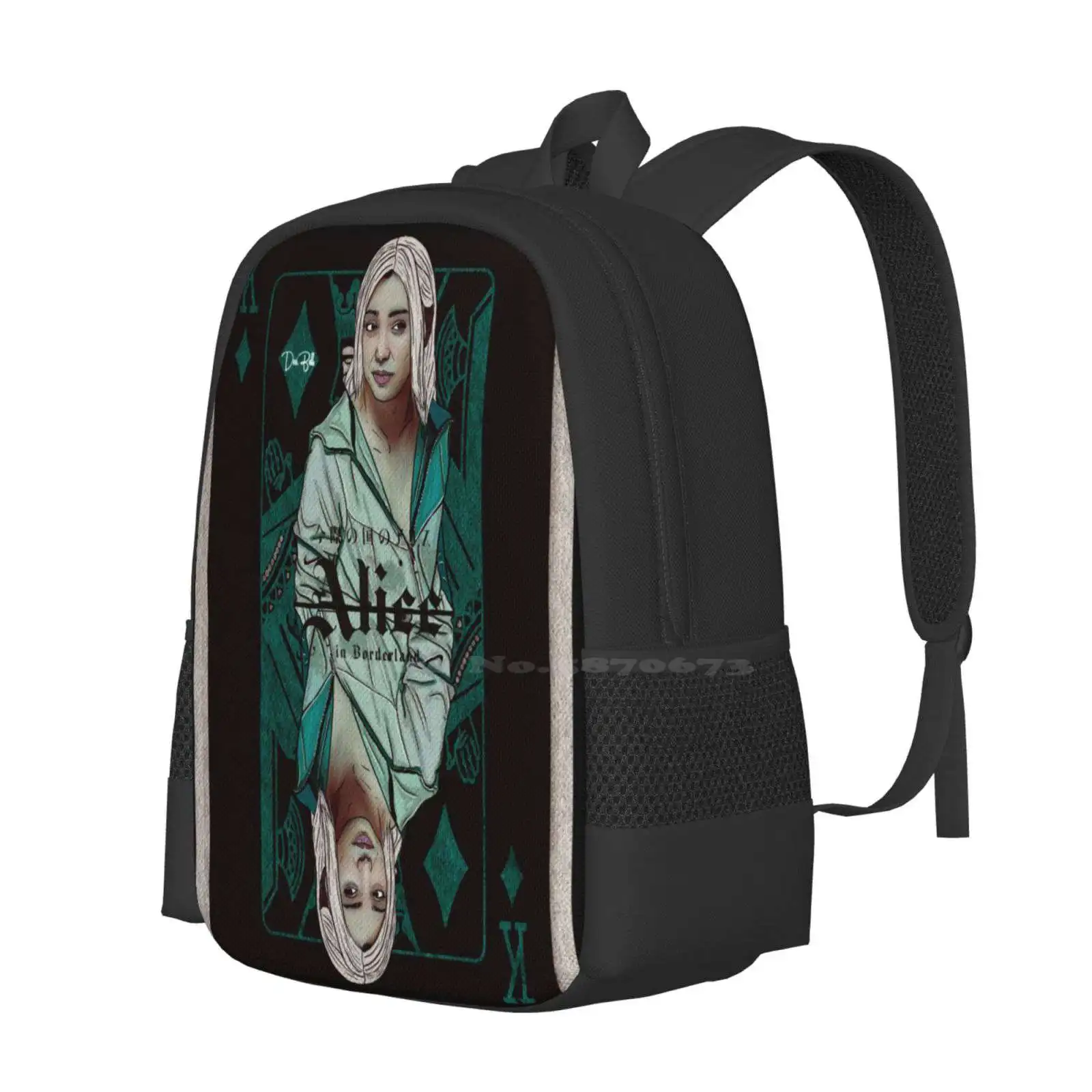 Chishiya Hot Sale Schoolbag Backpack Fashion Bags Iamdesibell Artwork Alice In Borderland Art Cinema