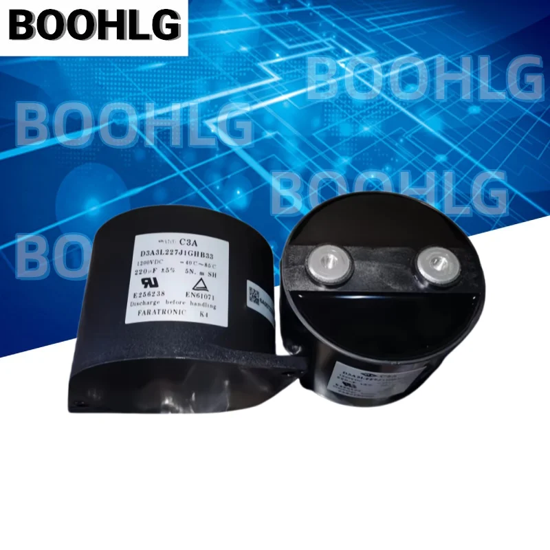

1PCS C3A D3A3L227J1GHB33 220UF1200V inverter high voltage filter film pole-less capacitor