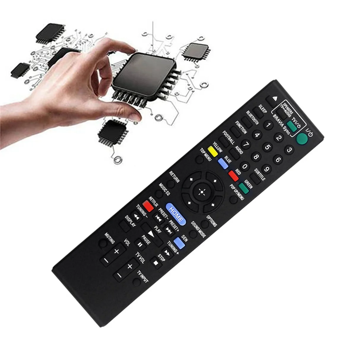 RM-ADP089 Replace Remote for Sony Blu-Ray Disc DVD BDV-E2100 BDVE3100 BDVE4100 BDVE6100 HBD-E2100 HBD-E3100 HBD-E6100