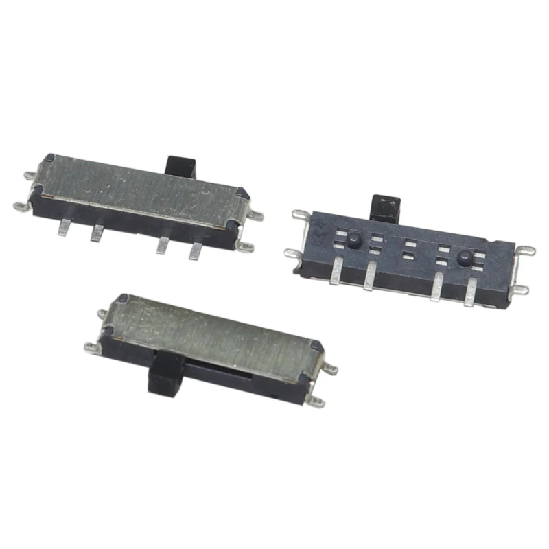 【20-10PCS】MSK-13C01 Miniature Slide Switch 8 Pin 1P3T SP3T ON-ON-ON Right Angle SMT / SMD PCB 1.50mm Height