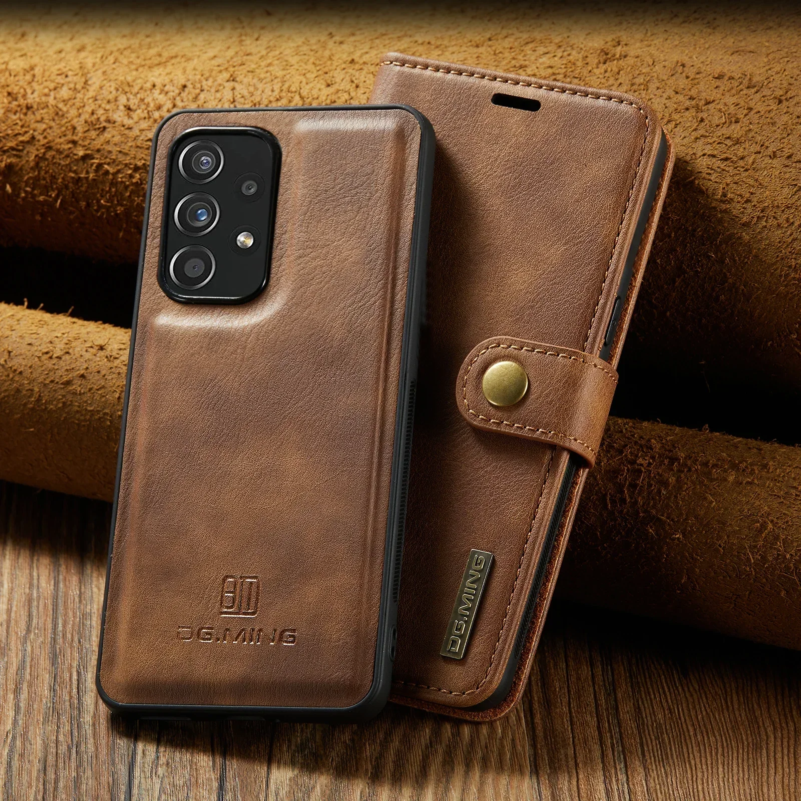 Detachable Magnetic Leather Cover for Samsung Galaxy S20 S21 S23 S24 FE S25 S22 Plus Note 20 Ultra A55 Wallet Card Holder Case image 5