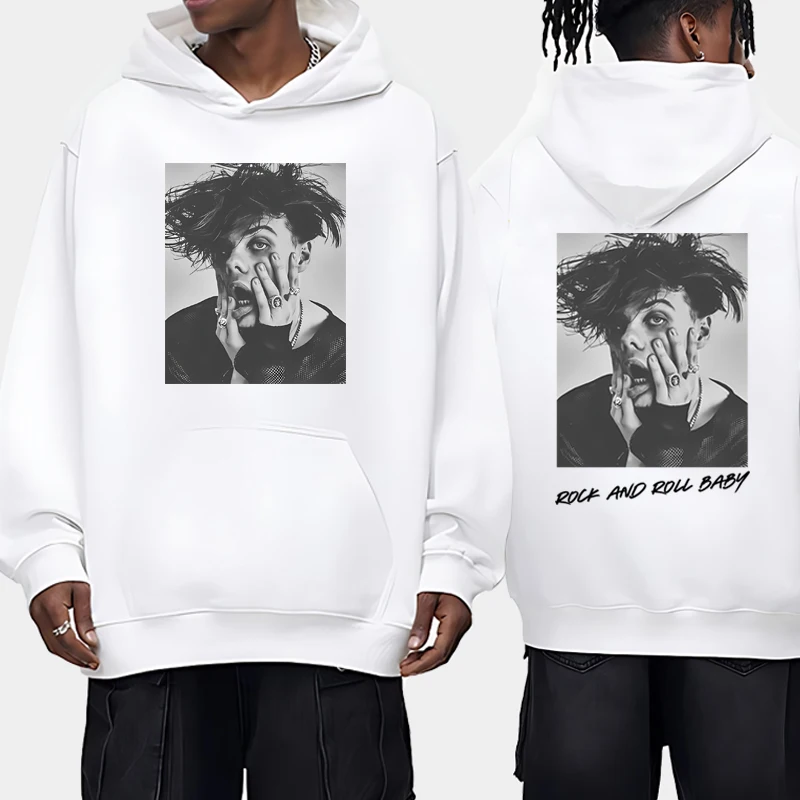 

Hot singer singer Yungblud Tour 2025 New Idols Album Graphics printed Hoodie Men women Fleece pullover Unisex Casual Sweatshirt